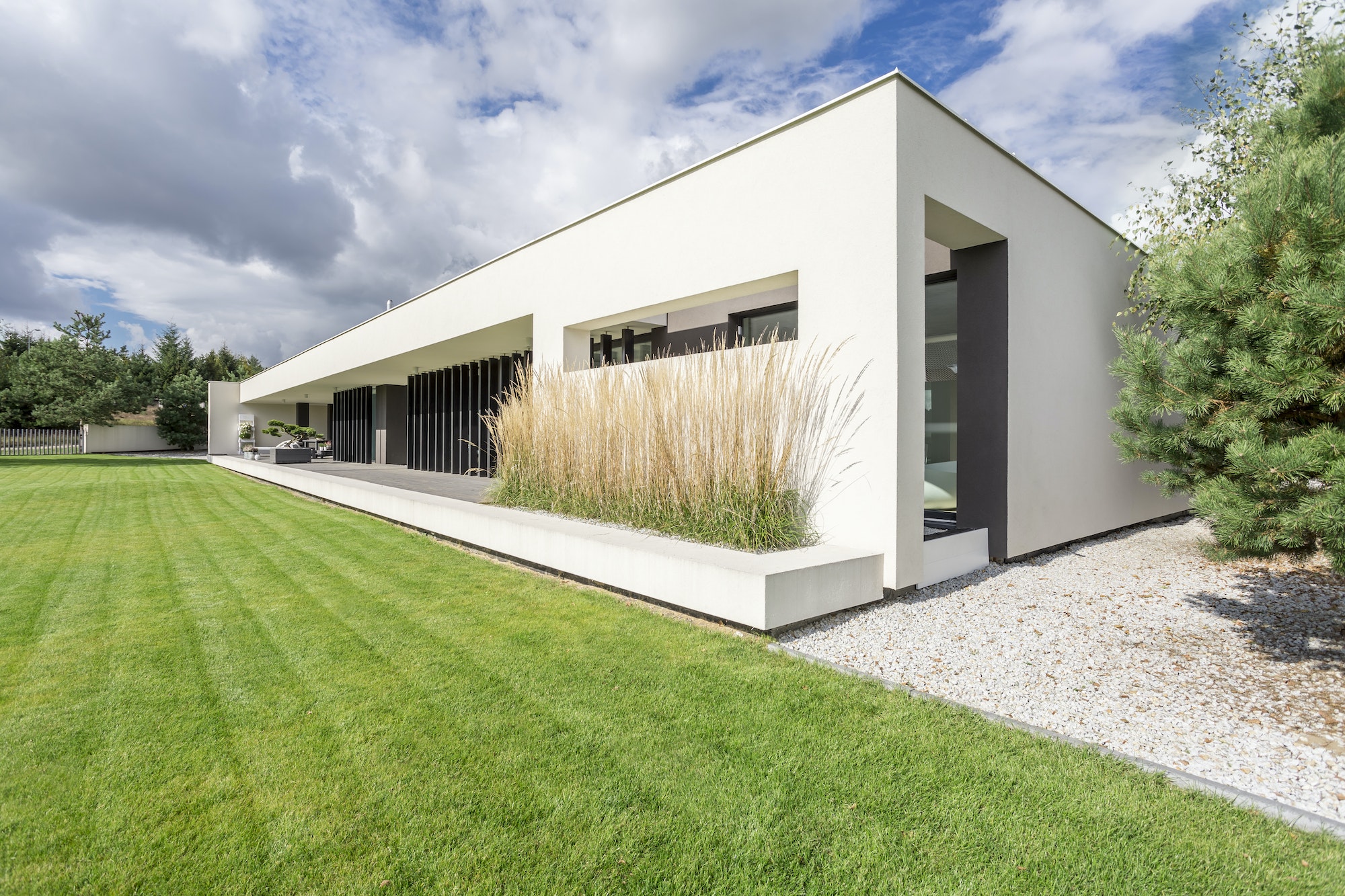 modern geometric villa